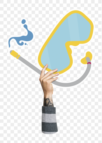 Hand holding png snorkel mask, | Free PNG - rawpixel Hand holding png snorkel mask, | Free PNG - rawpixel