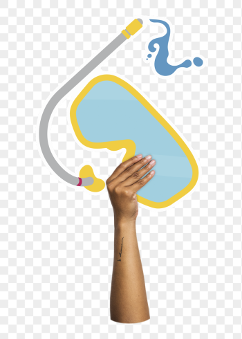 Hand holding png snorkel mask, | Free PNG - rawpixel Hand holding png snorkel mask, | Free PNG - rawpixel