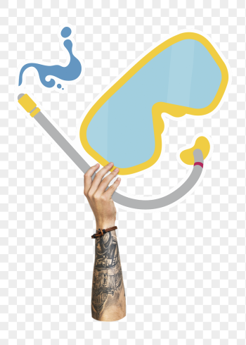 Hand holding png snorkel mask, | Free PNG - rawpixel Hand holding png snorkel mask, | Free PNG - rawpixel