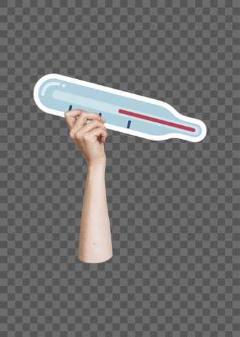 Hand holding png thermometer, transparent | Free PNG - rawpixel