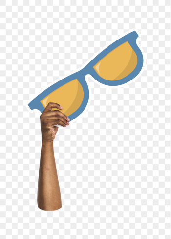 Hand holding sunglasses png, transparent | Free PNG - rawpixel