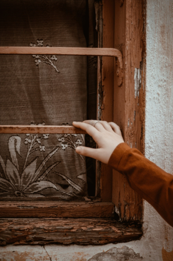Hand Holding Window Hand Holding Window