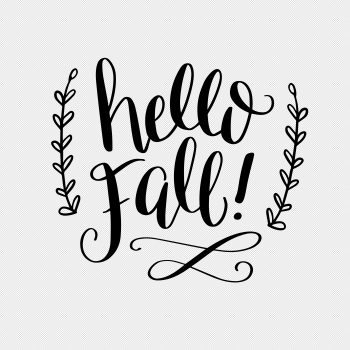 Hand Lettered Hello Fall Free SVG Cut File