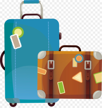 Hand luggage Baggage Suitcase - Vector luggage Hand luggage Baggage Suitcase - Vector luggage