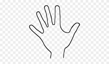 Hand Outline Clip Art - Hand Print Outline Hand Outline Clip Art - Hand Print Outline