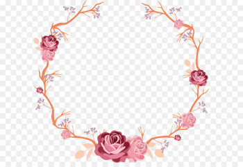 Hand painted rose flower vine Hand painted rose flower vine