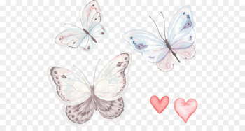 Hand-painted watercolor butterfly fly cartoon Hand-painted watercolor butterfly fly cartoon