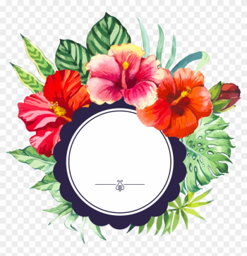 Hand Painted Watercolor Flower Borders - Hand Painted Flower Watercolor Png Hand Painted Watercolor Flower Borders - Hand Painted Flower Watercolor Png
