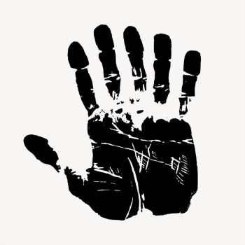 Hand print clipart, vintage | Free Vector - rawpixel Hand print clipart, vintage | Free Vector - rawpixel