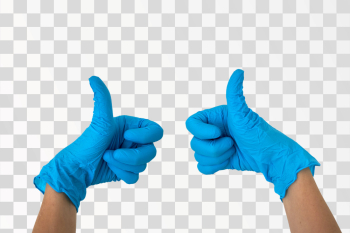 Hand sign thumbs up PNG transparent, no background