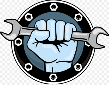 Hand tool Wrench Fist Icon - Decoration company logo Hand tool Wrench Fist Icon - Decoration company logo