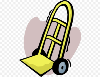 Hand truck Vector graphics Clip art Cart Illustration - handcart illustration 