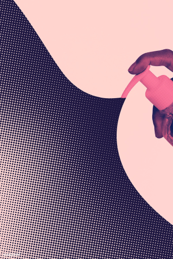 Hand using hand sanitizer due to COVID-19 social banner | Free  illustration - 2310616
