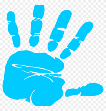 Handprint Clipart Blue Hand Print Clip Art At Clker - Baby Hand Print Clipart Handprint Clipart Blue Hand Print Clip Art At Clker - Baby Hand Print Clipart