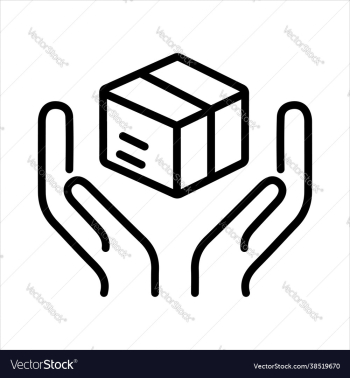 hands and box icon hands and box icon
