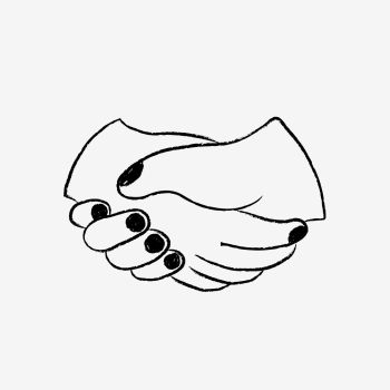 Handshake doodle, cute doodle vector | Free Vector Illustration - rawpixel Handshake doodle, cute doodle vector | Free Vector Illustration - rawpixel