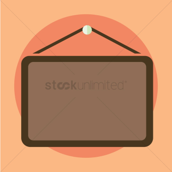 Hanged board with copy space Hanged board with copy space