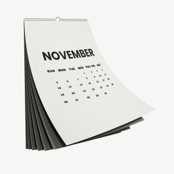 Hanging calendar mockup, 3D rendering | Free PSD Mockup - rawpixel