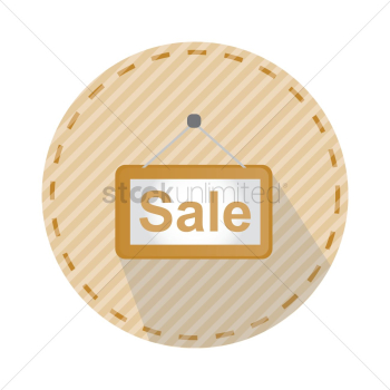 Hanging sale tag Hanging sale tag