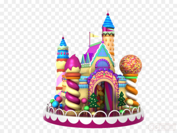 Hansel and Gretel Christmas Day Santa Claus Candy Fairy tale - sugar house 