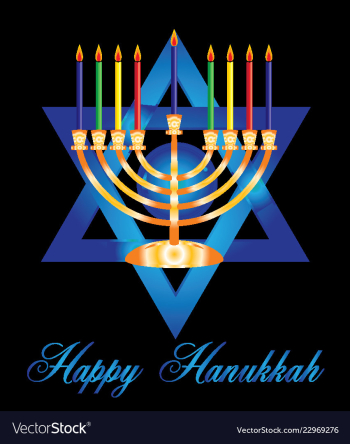 Hanukkah vector image Hanukkah vector image