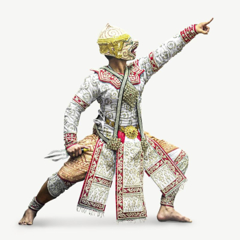 Hanuman Khon dance collage element, | Free PSD - rawpixel Hanuman Khon dance collage element, | Free PSD - rawpixel