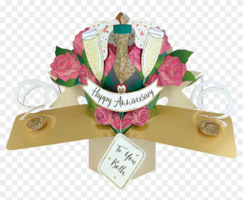 Happy Anniversary Pop-up Greeting Card - Second Nature Anniversary Pop Up Card Happy Anniversary