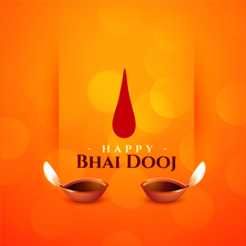 Happy bhai dooj indian family tradition celebration illustration Free Vector Happy bhai dooj indian family tradition celebration illustration Free Vector