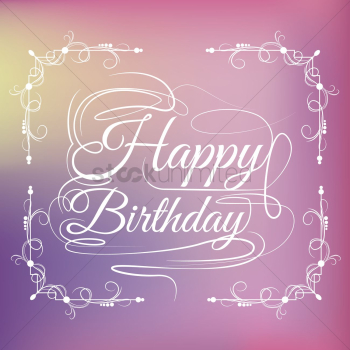 Happy birthday Happy birthday