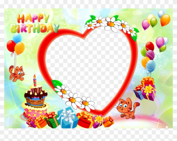 Happy Birthday Images With Photo Frame Happy Birthday - Happy Birthday Frame Download