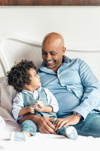 Happy Boy And Father Happy Boy And Father