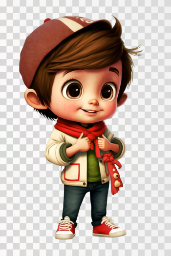 Happy Boy Cartoon PNG transparent