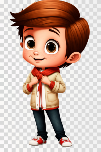 Happy Boy Cartoon PNG transparent