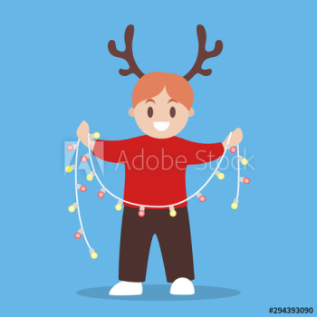 Happy boy child in christmas sweater Happy boy child in christmas sweater