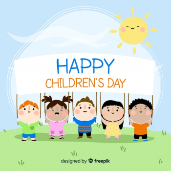 Happy children's day background Free Vector Happy children's day background Free Vector