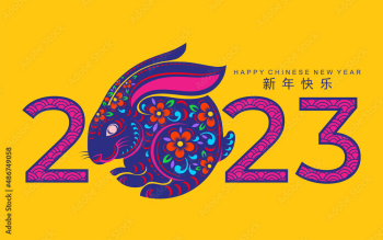 Happy chinese new year 2023 year of the rabbit