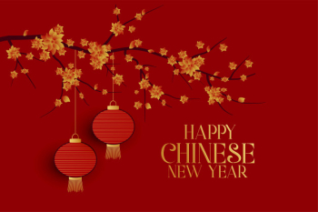 Happy chinese new year red background Happy chinese new year red background