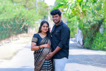 Happy Couple in Traditional Attire