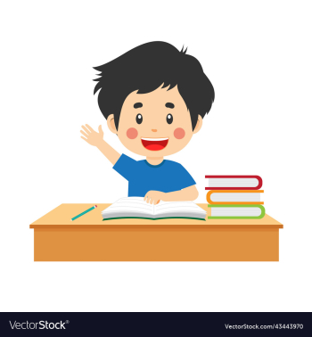 happy cute kid study homework with idea happy cute kid study homework with idea