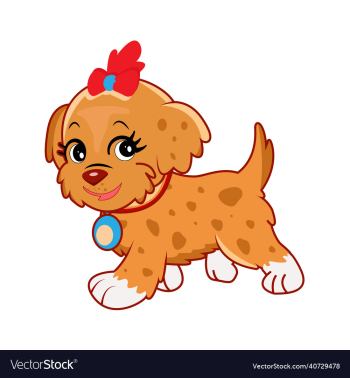 happy cute puppy cartoon portrait cute little dog happy cute puppy cartoon portrait cute little dog
