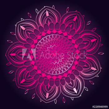 happy diwali card with mandala