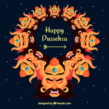 Happy dussehra background Happy dussehra background
