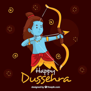Happy dussehra background Happy dussehra background