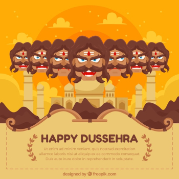 Happy dussehra background Happy dussehra background