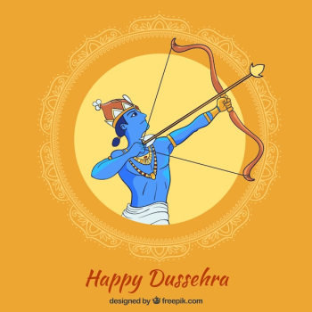 Happy dussehra background Happy dussehra background