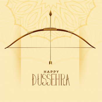 Happy dussehra celebration greeting indian festival card Free Vector Happy dussehra celebration greeting indian festival card Free Vector