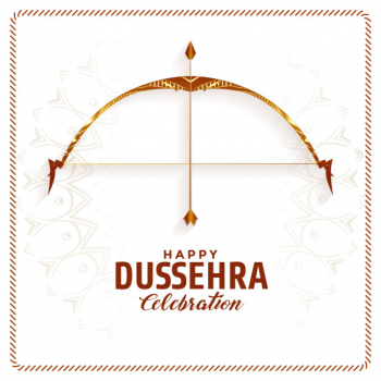 Happy dussehra festival celebration card Free Vector Happy dussehra festival celebration card Free Vector