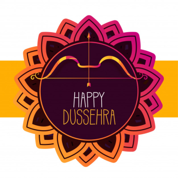 Happy dussehra festival greeting card Free Vector Happy dussehra festival greeting card Free Vector