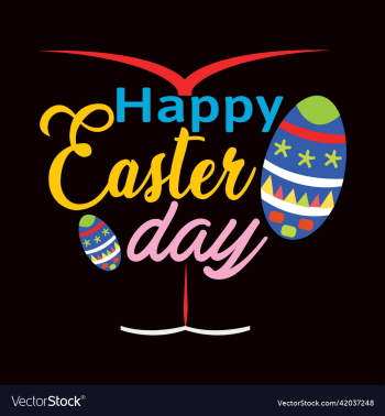 happy easter day easter bunny tshirt design letter happy easter day easter bunny tshirt design letter