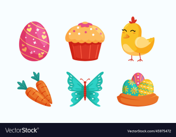 happy easter design element happy easter design element
